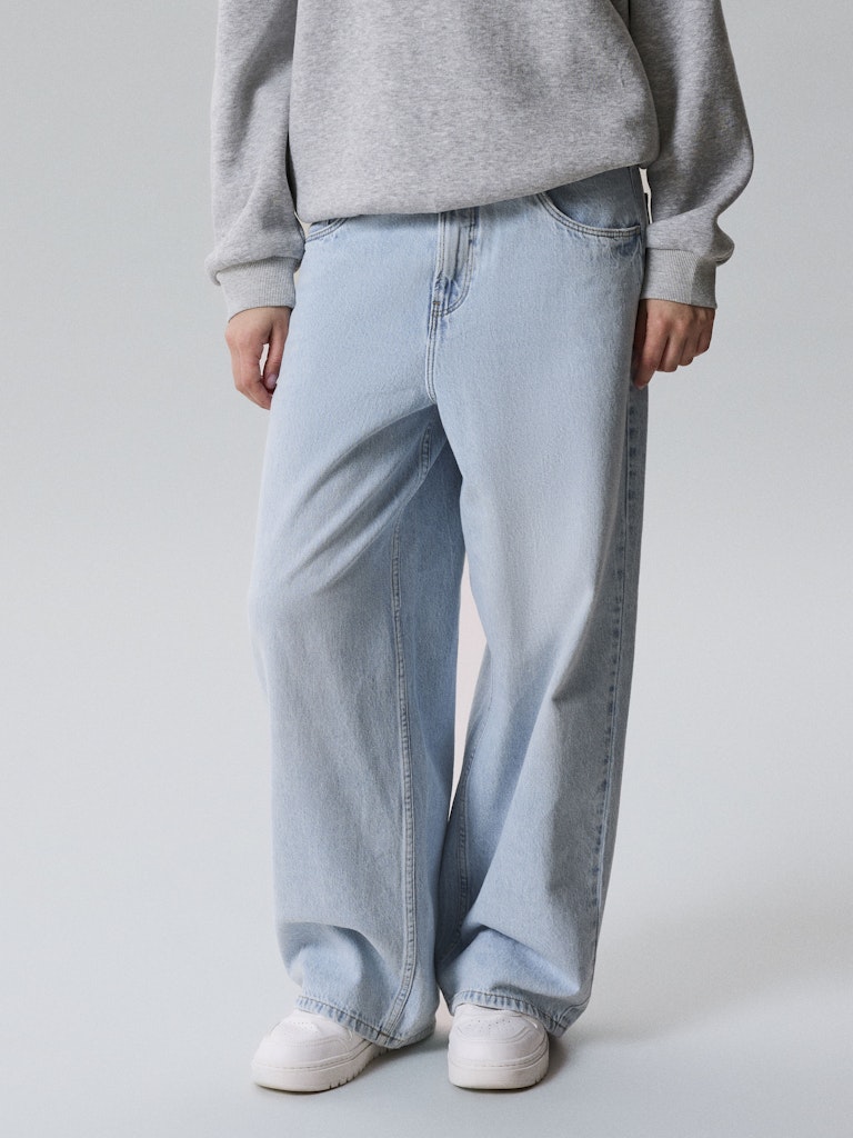 LMTD Jeans Birm Loose Light Blue Denim - Billede 6