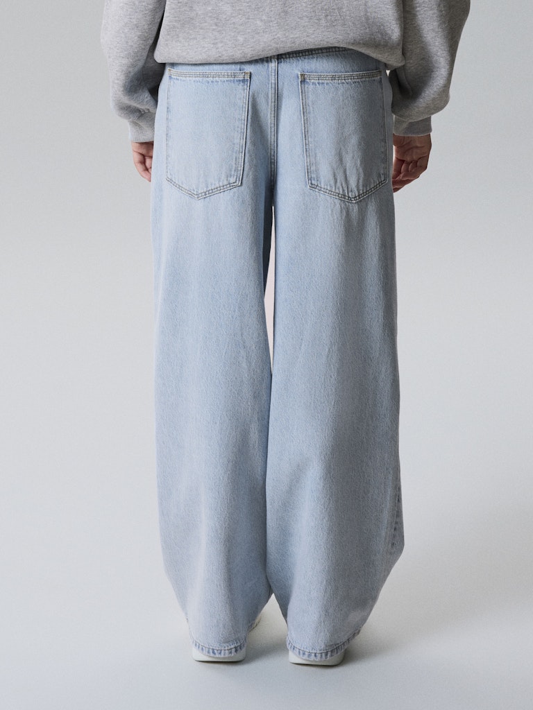 LMTD Jeans Birm Loose Light Blue Denim - Billede 5