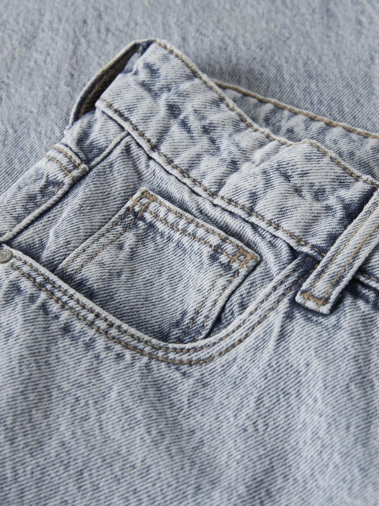 LMTD Jeans Birm Loose Light Blue Denim - Billede 3