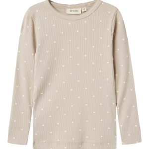 Lil' Atelier Bluse Mini LS Gago Slim Gray Morn