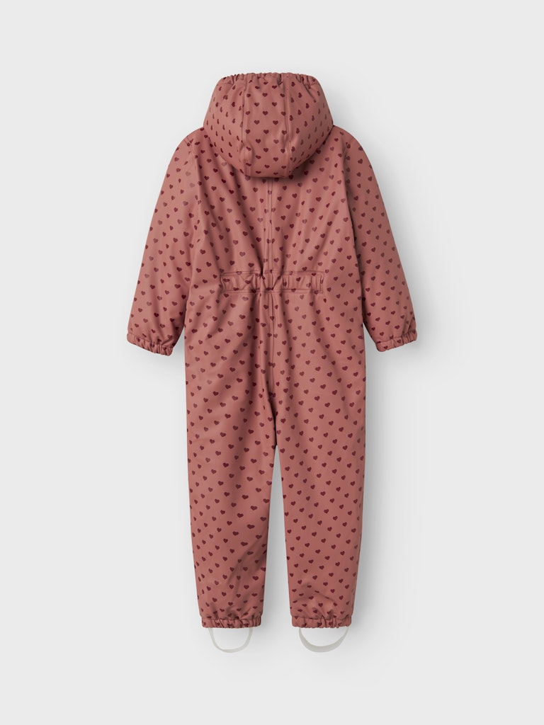 Lil' Atelier Gummi Flyverdragt Mini Ladry10 Snowsuit Withered Rose - Billede 2