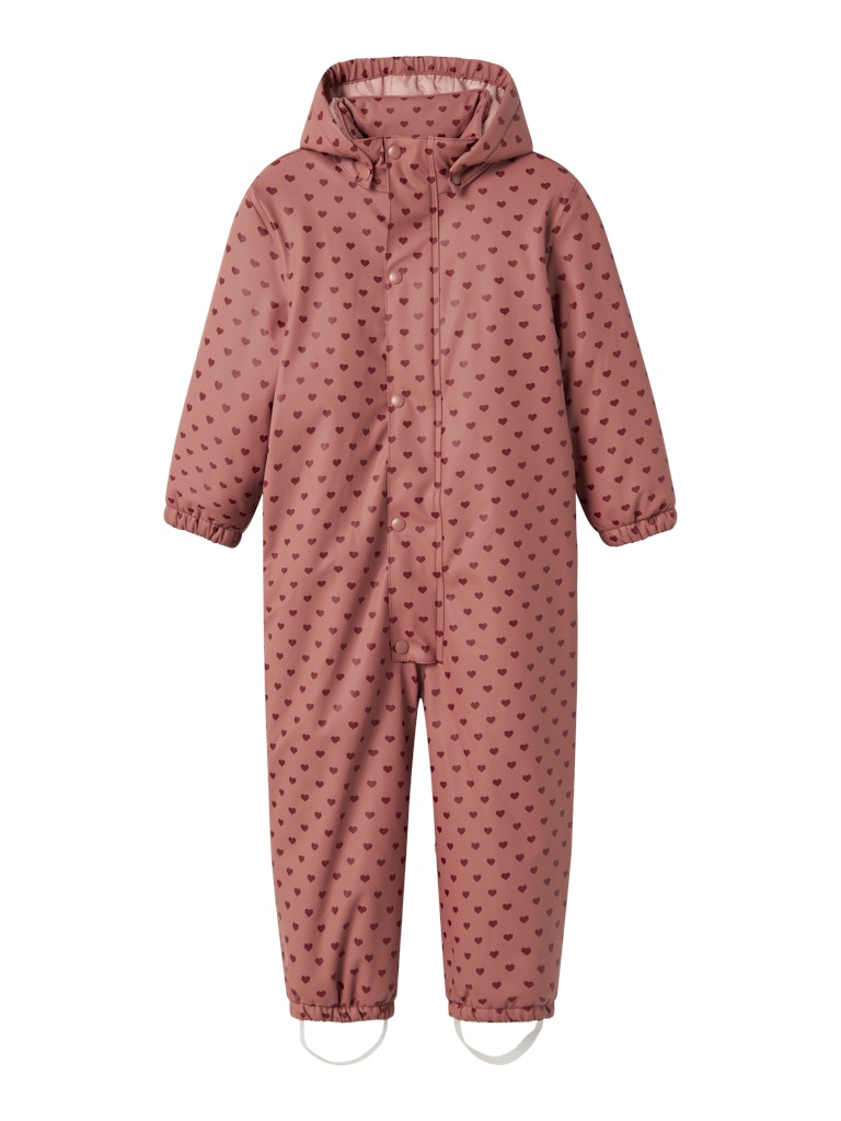 Lil' Atelier Gummi Flyverdragt Mini Ladry10 Snowsuit Withered Rose