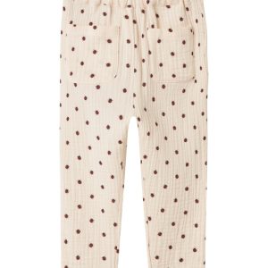 Lil' Atelier Bukser Mini Lilia Loose Silver Peony