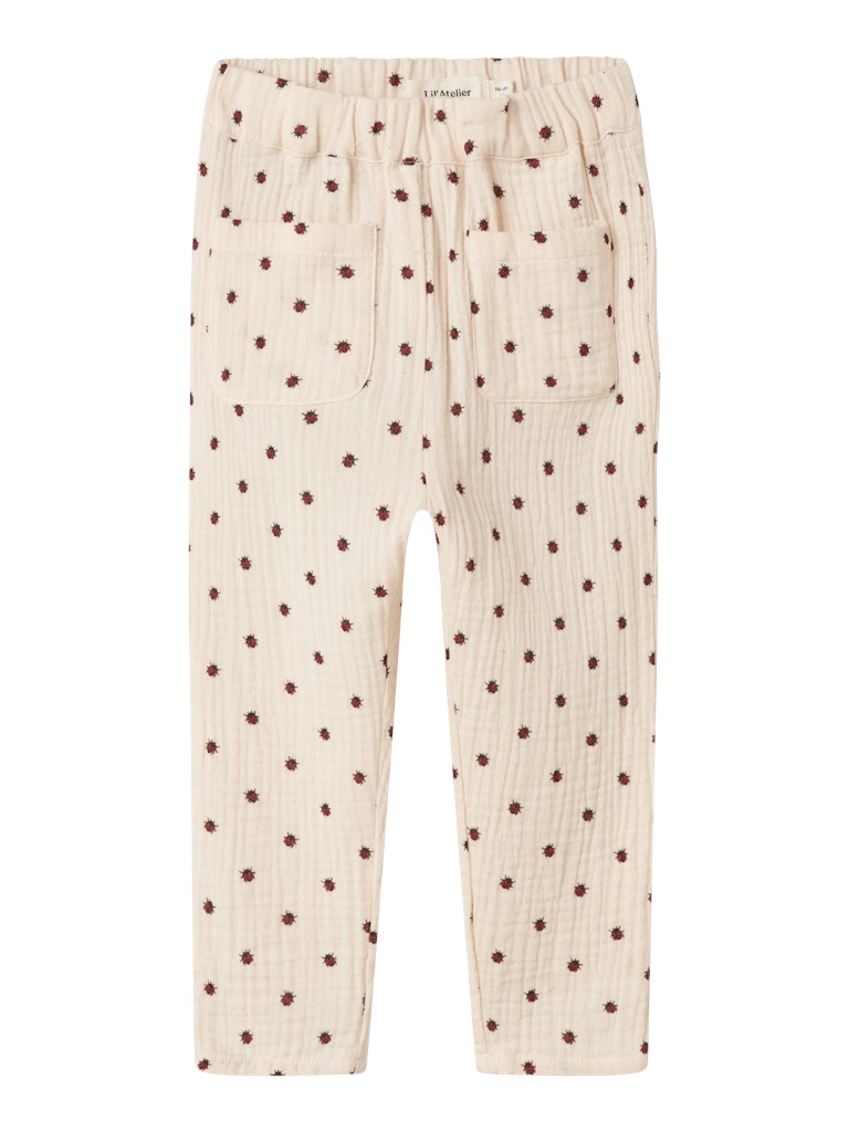 Lil' Atelier Bukser Mini Lilia Loose Silver Peony