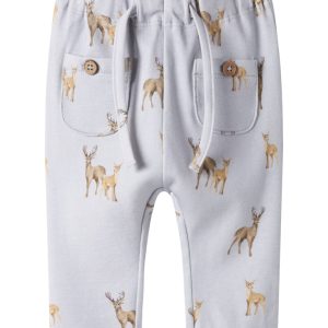 Lil' Atelier Sweatpants Baby Layo Loose Gray Dawn