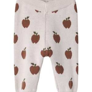 Lil' Atelier Strik Bukser Baby Lulio Hushed Violet
