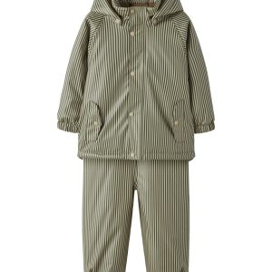 Lil' Atelier Regnsæt Mini Ladry10 Rain Set AOP Twill