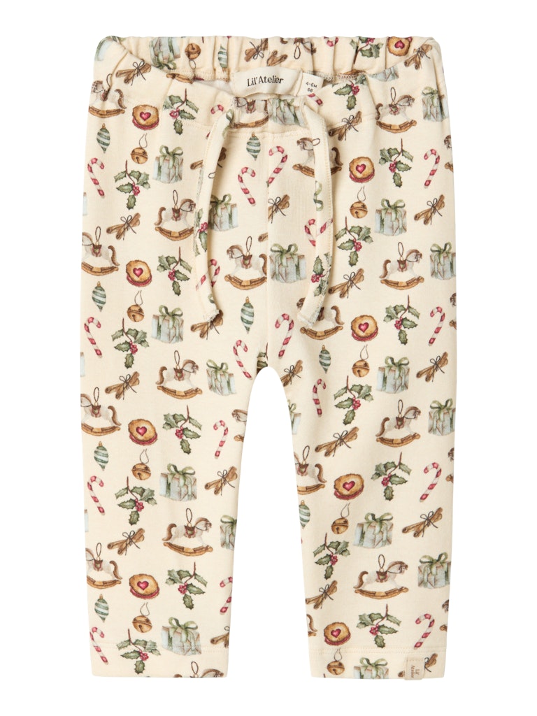 Lil' Atelier Bukser Baby Gio Loose Turtledove