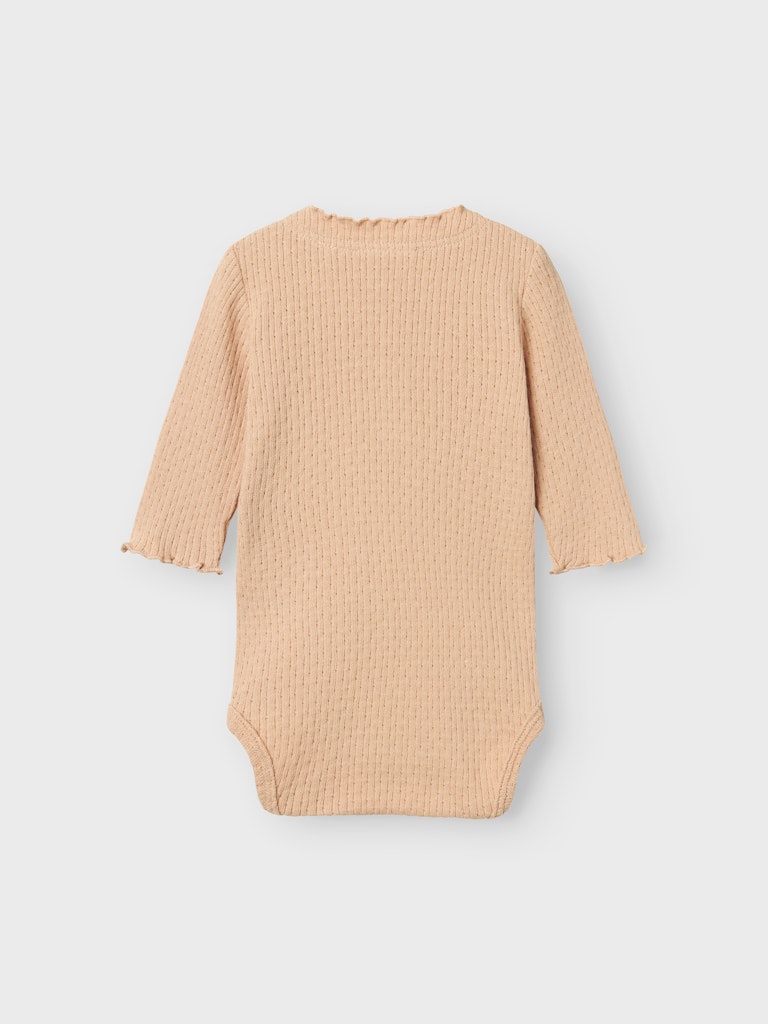 Lil' Atelier Body LS Frea Slim Rugby Tan - Billede 2
