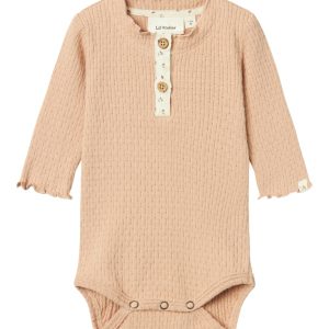 Lil' Atelier Body LS Frea Slim Rugby Tan