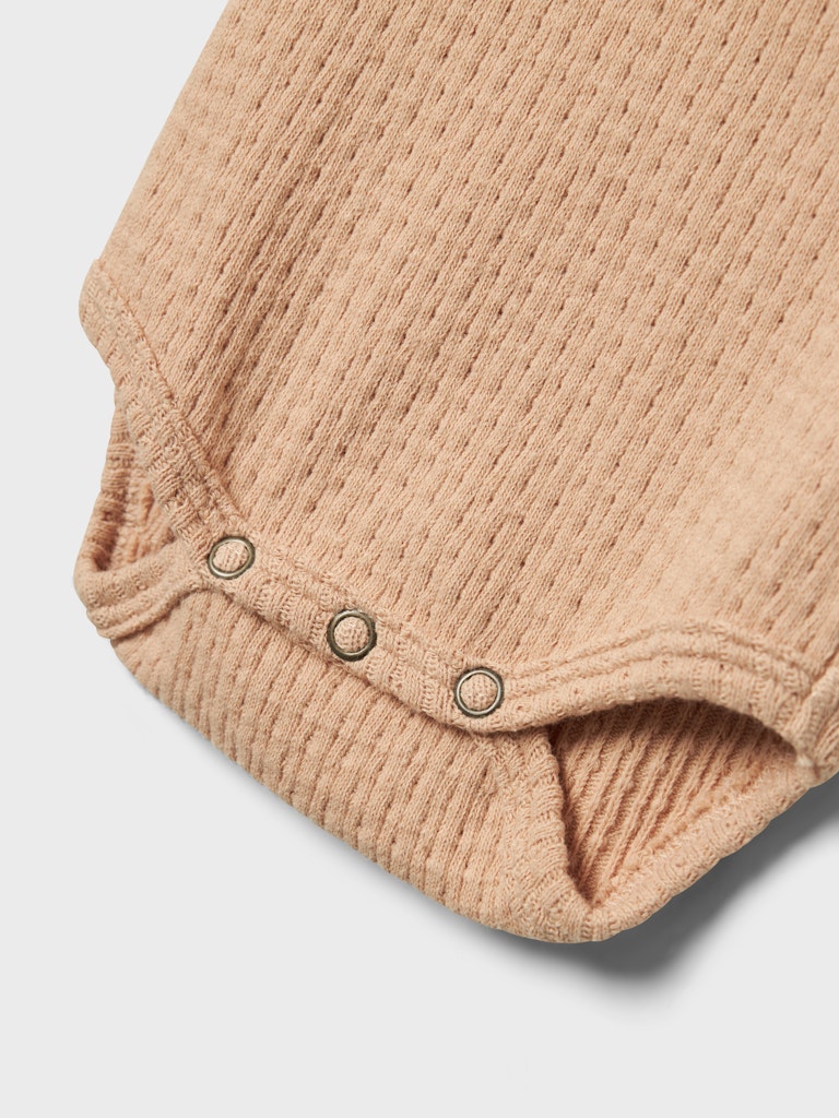 Lil' Atelier Body LS Frea Slim Rugby Tan - Billede 3