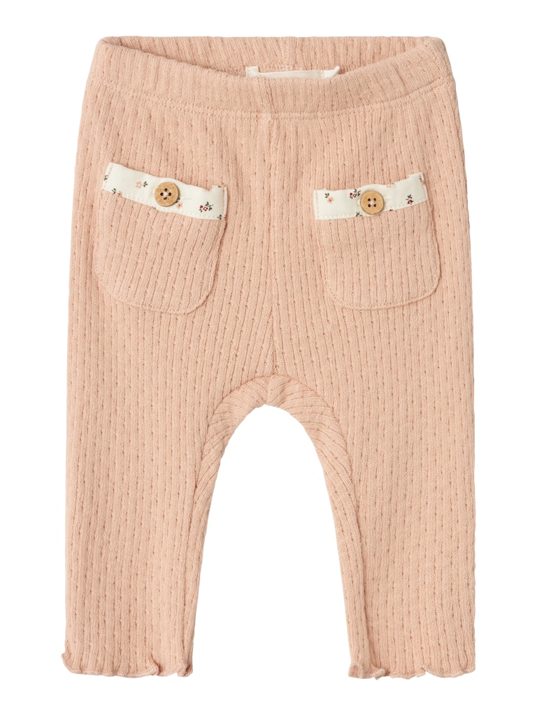 Lil' Atelier Leggins Baby frea Slim Rugby Tan