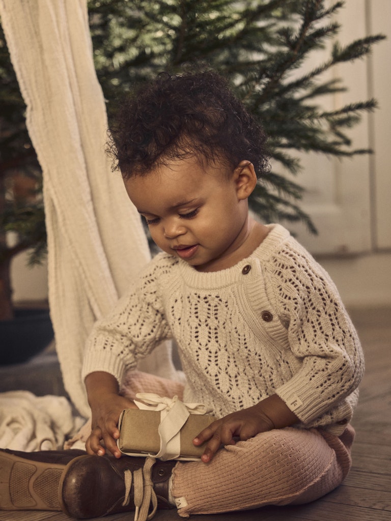 Lil' Atelier Leggins Baby frea Slim Rugby Tan - Billede 5