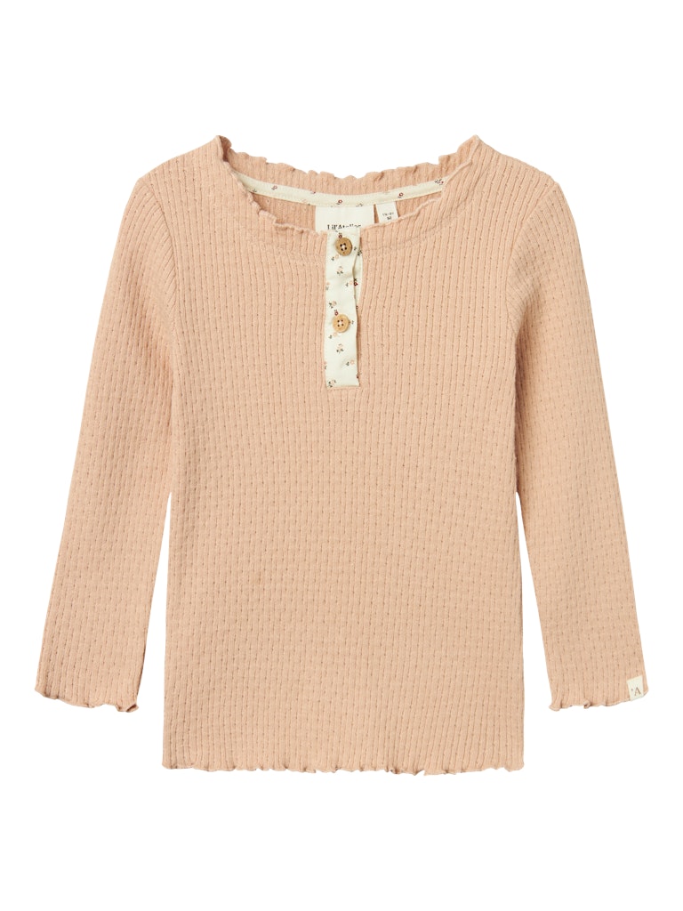 Lil' Atelier Bluse Mini LS Gave Eli Slim Turtledove