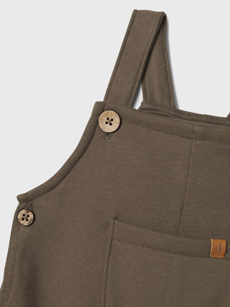 Lil' Atelier Smækbukser Baby London Loose Overall Shitake - Billede 2