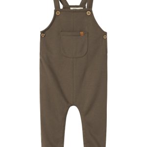 Lil' Atelier Smækbukser Baby London Loose Overall Shitake