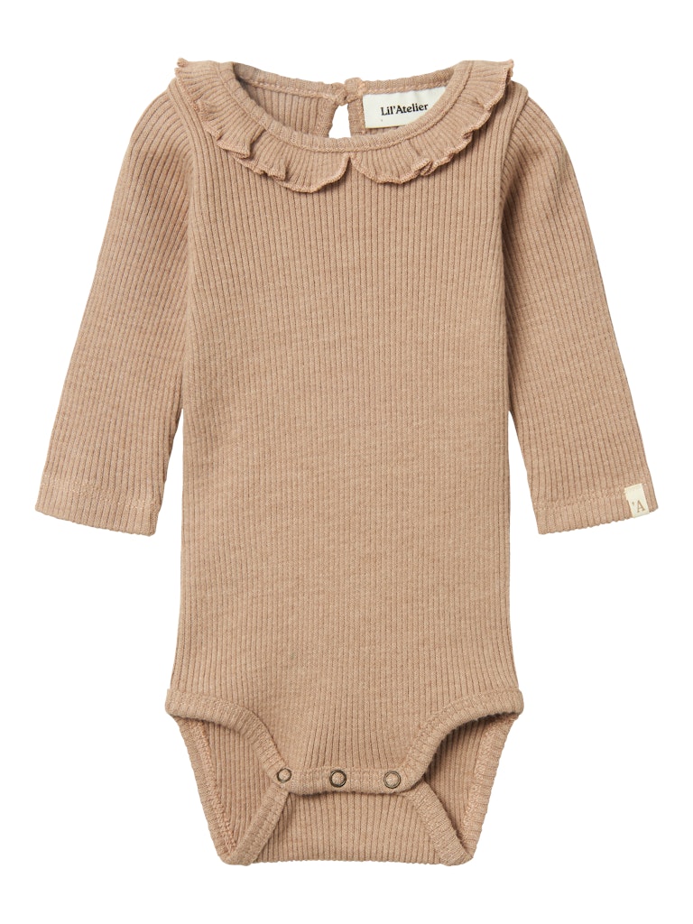 Lil' Atelier Body LS Sophia Sak Slim Rugby Tan
