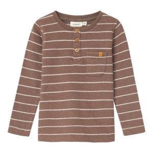 Lil' Atelier Bluse Mini LS Salim Slim Shitake
