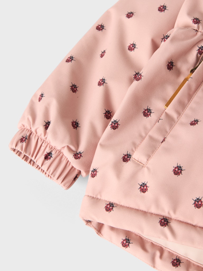 Lil' Atelier Vinterjakke Mini Snow05 Mariehøne AOP Misty Rose - Billede 5