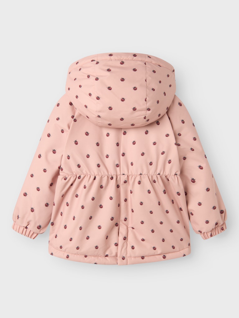 Lil' Atelier Vinterjakke Mini Snow05 Mariehøne AOP Misty Rose - Billede 2