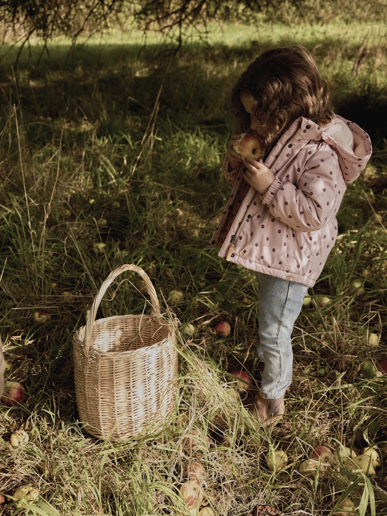 Lil' Atelier Vinterjakke Mini Snow05 Mariehøne AOP Misty Rose - Billede 7