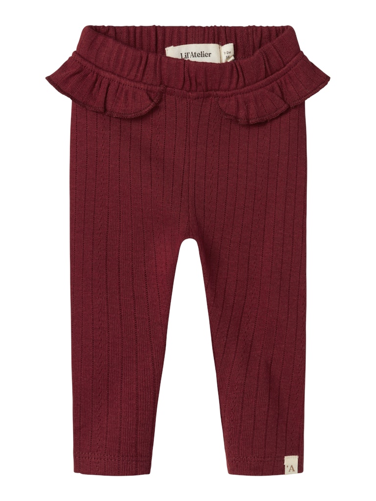 Lil' Atelier Leggins Baby Rachel Nam Slim Red Dahlia
