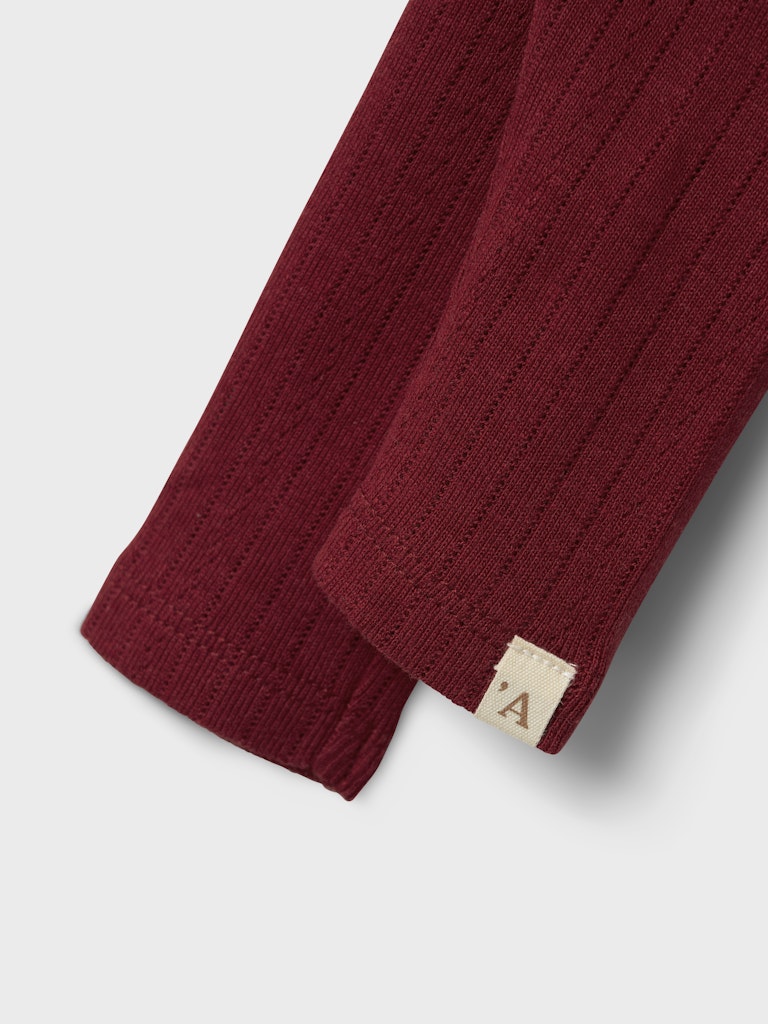 Lil' Atelier Leggins Baby Rachel Nam Slim Red Dahlia - Billede 3