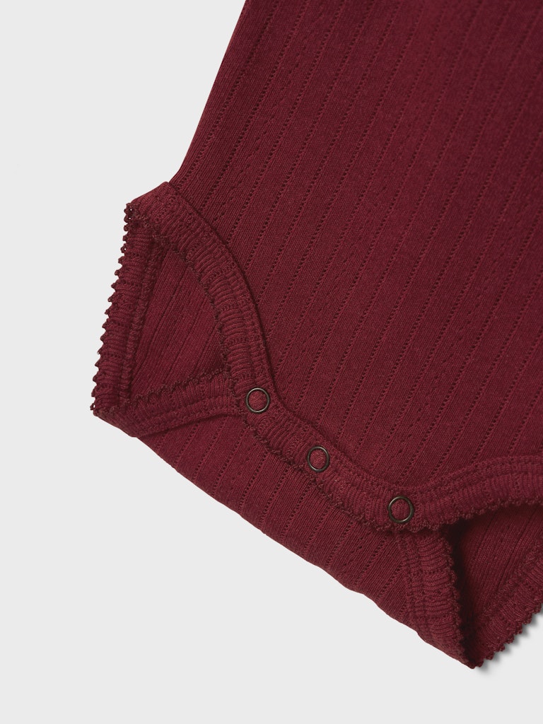 Lil' Atelier Body Baby LS Rachel Slim Red Dahlia - Billede 3