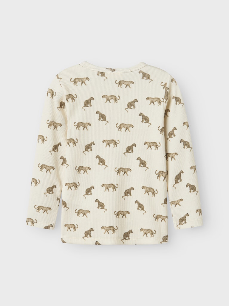 Lil' Atelier Bluse Mini LS Lavo Eno Slim Turtledove - Billede 2