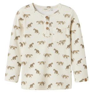 Lil' Atelier Bluse Mini LS Lavo Eno Slim Turtledove