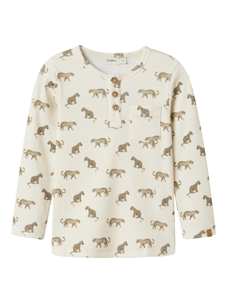 Lil' Atelier Bluse Mini LS Lavo Eno Slim Turtledove