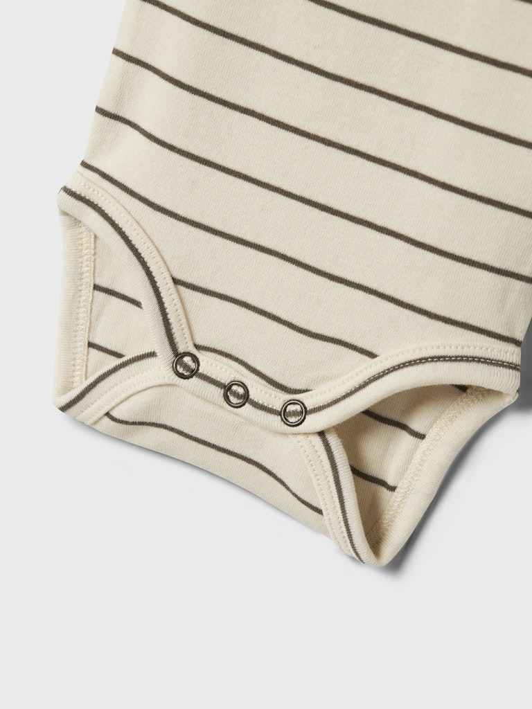 Lil' Atelier Body LS Geo Lim Slim Turtledove - Billede 3