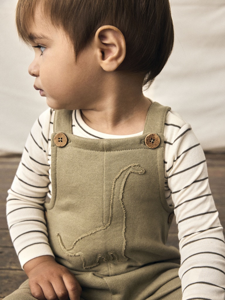 Lil' Atelier Body LS Geo Lim Slim Turtledove - Billede 5
