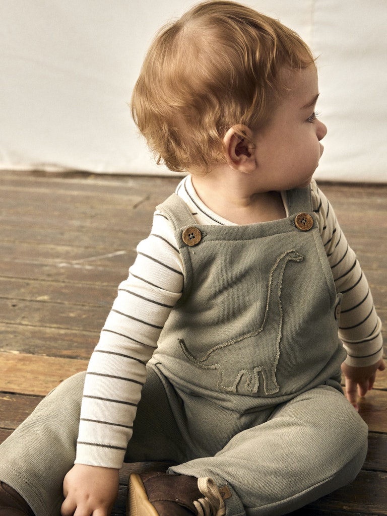 Lil' Atelier Smækbukser Baby Jobo Loose Sweat Overall Overland Trek - Billede 4