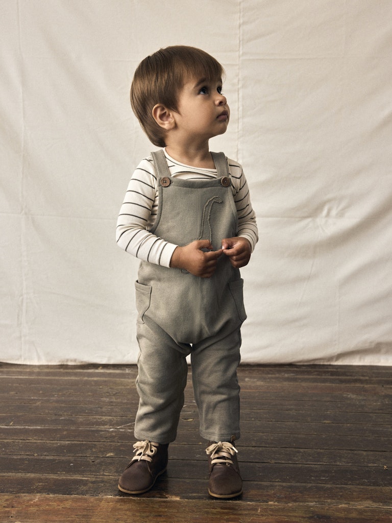 Lil' Atelier Smækbukser Baby Jobo Loose Sweat Overall Overland Trek - Billede 5