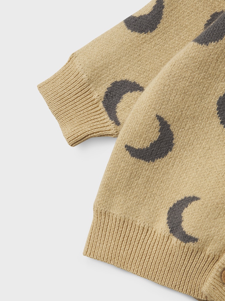 Lil' Atelier Cardigan LS Strik Baby Lulio Mojave Desert - Billede 3
