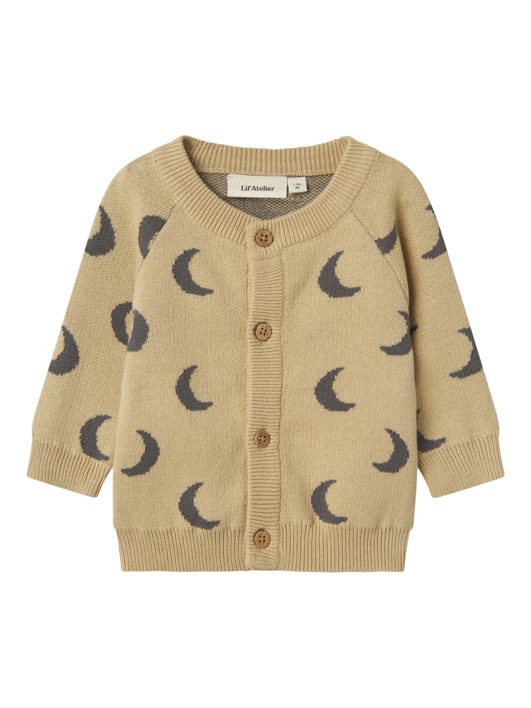 Lil' Atelier Cardigan LS Strik Baby Lulio Mojave Desert
