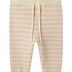 Lil' Atelier Strik Bukser Baby Nadie Cameo Rose
