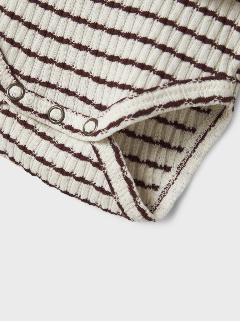 Lil' Atelier Kjolebody LS Sophia Hot Chocolate - Billede 2