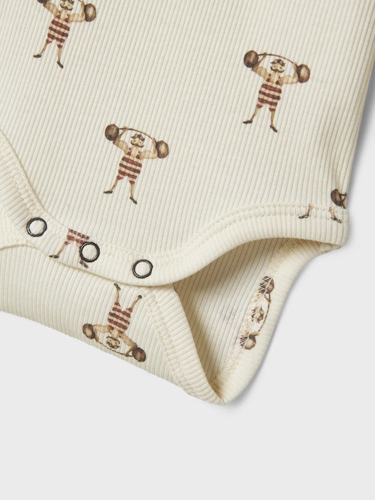 Lil' Atelier Body LS Lavo Enk Slim Turtledove - Billede 3