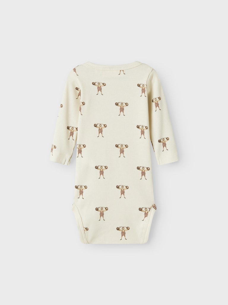 Lil' Atelier Body LS Lavo Enk Slim Turtledove - Billede 2