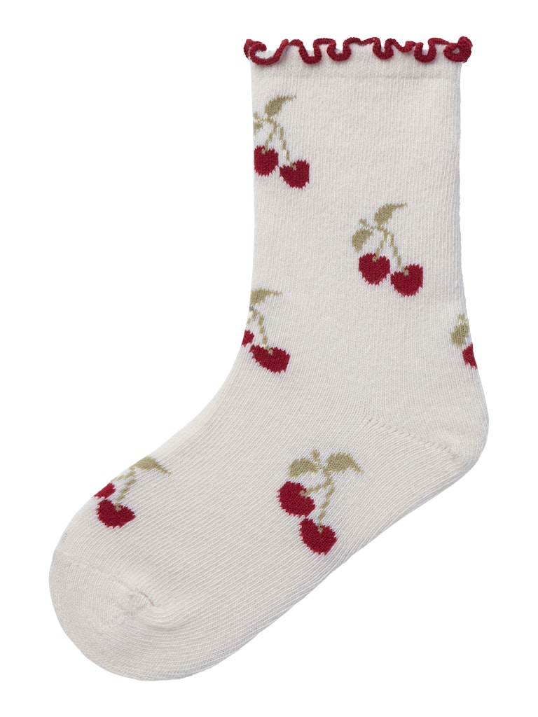 Lil' Atelier Sokker Mini Darlene Turtledove Cherry