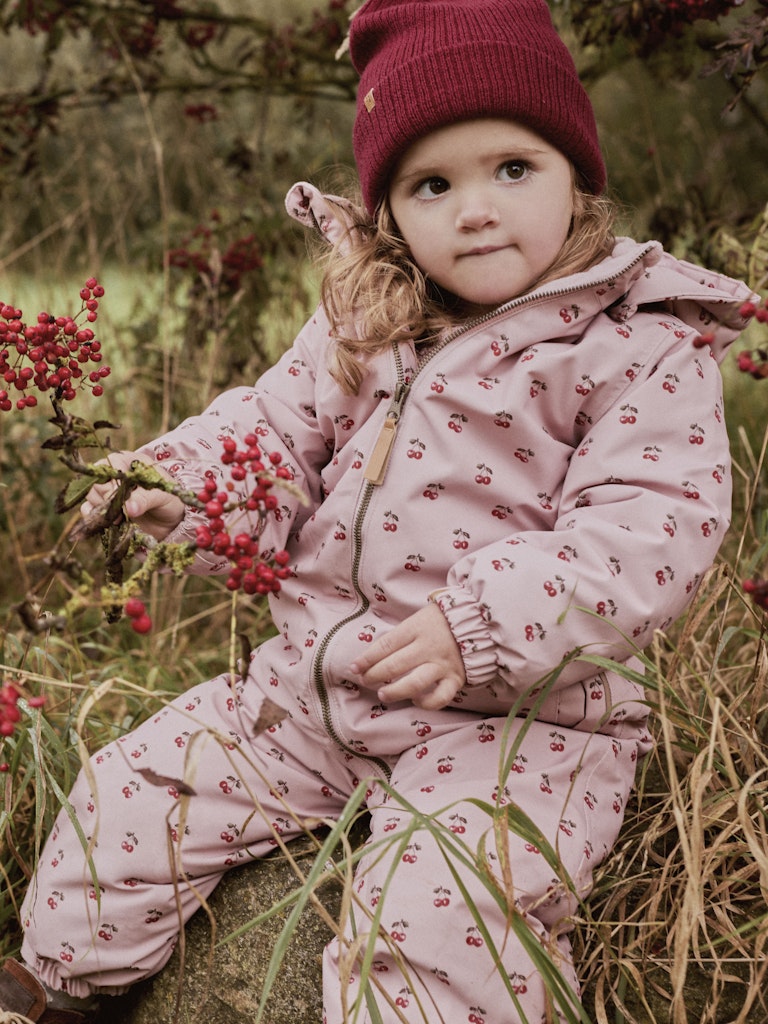 Lil' Atelier Flyverdragt Mini Snow10 Suit AOP Misty Rose - Billede 5