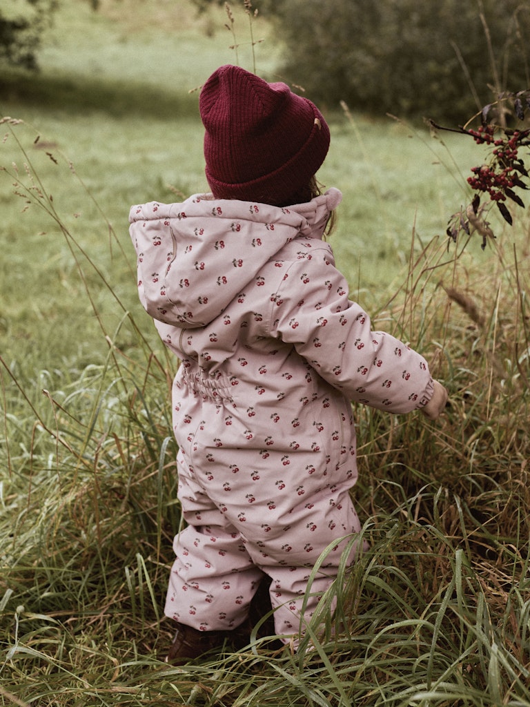 Lil' Atelier Flyverdragt Mini Snow10 Suit AOP Misty Rose - Billede 4