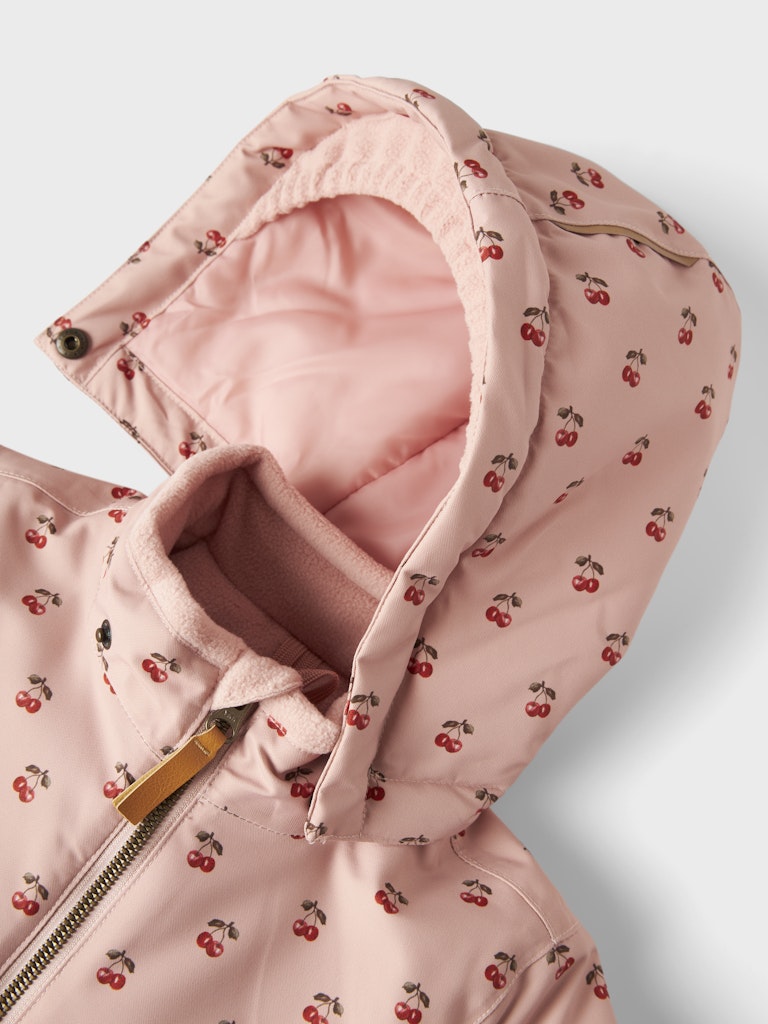 Lil' Atelier Flyverdragt Mini Snow10 Suit AOP Misty Rose - Billede 7