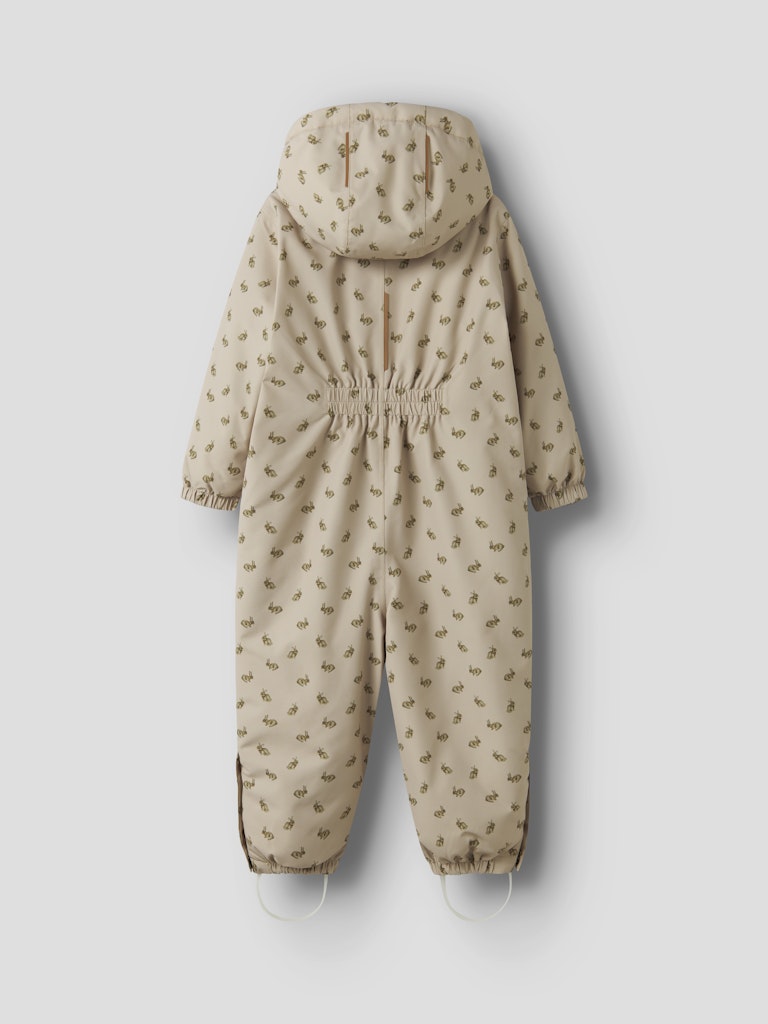 Lil' Atelier Flyverdragt Mini Snow10 Suit AOP Oxford Tan - Billede 2
