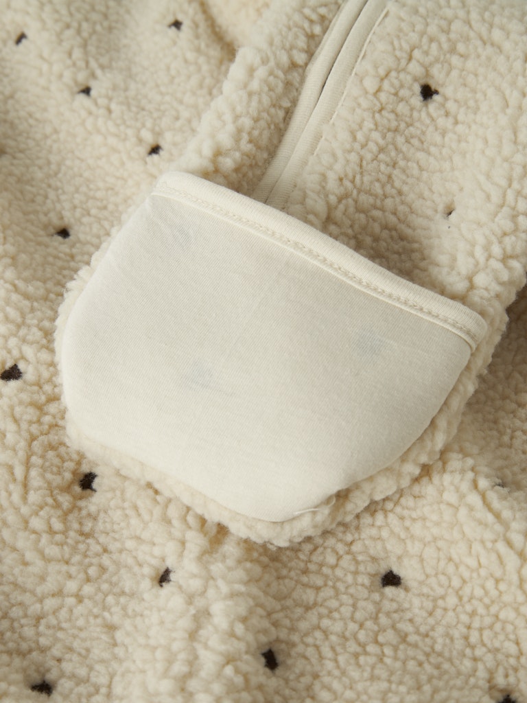 Lil' Atelier køredragt Baby Nalo Loose Suit Turtledove - Billede 3