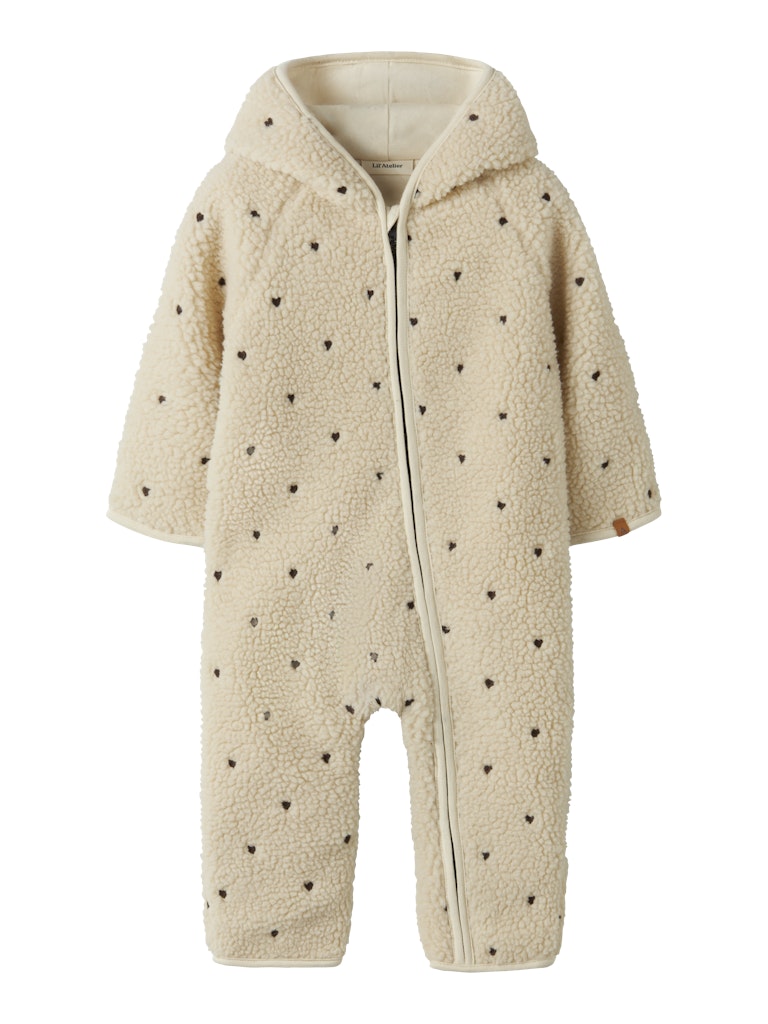 Lil' Atelier køredragt Baby Nalo Loose Suit Turtledove