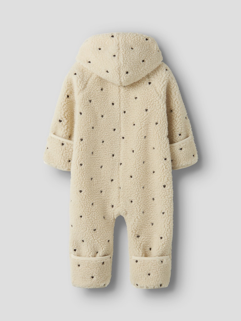 Lil' Atelier køredragt Baby Nalo Loose Suit Turtledove - Billede 5