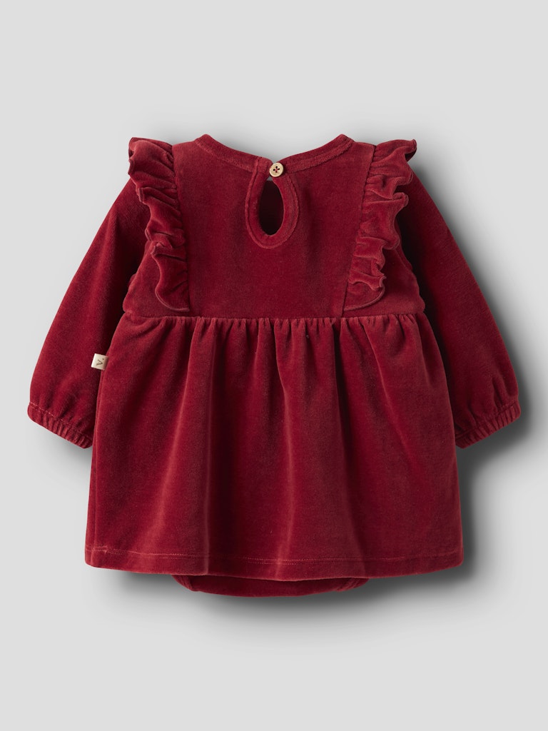 Lil' Atelier Kjolebody LS Saga Red Dahlia - Billede 2